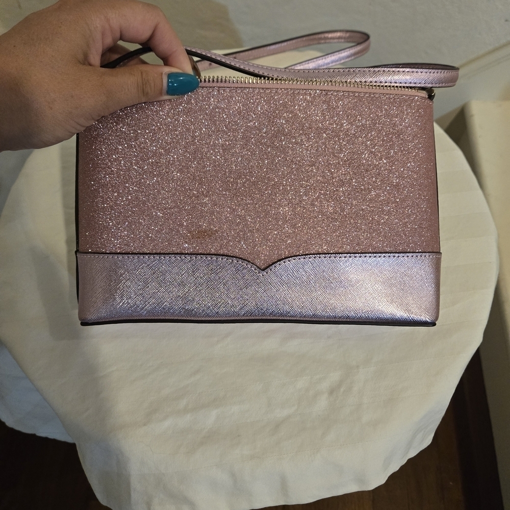 Kate Spade Pink Glitter Crossbody Bag - Picture 2 of 6